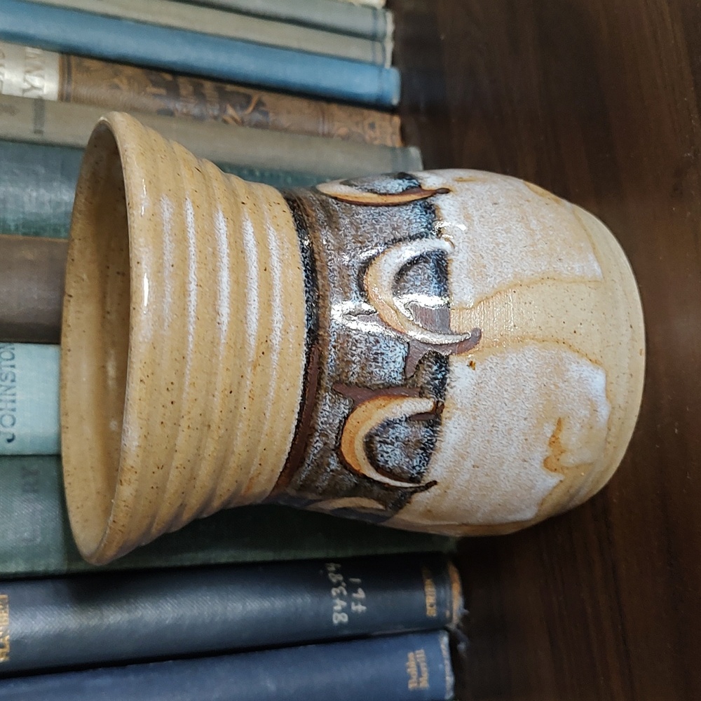 Beautiful Handmade Pottery Vase Glazed Signed